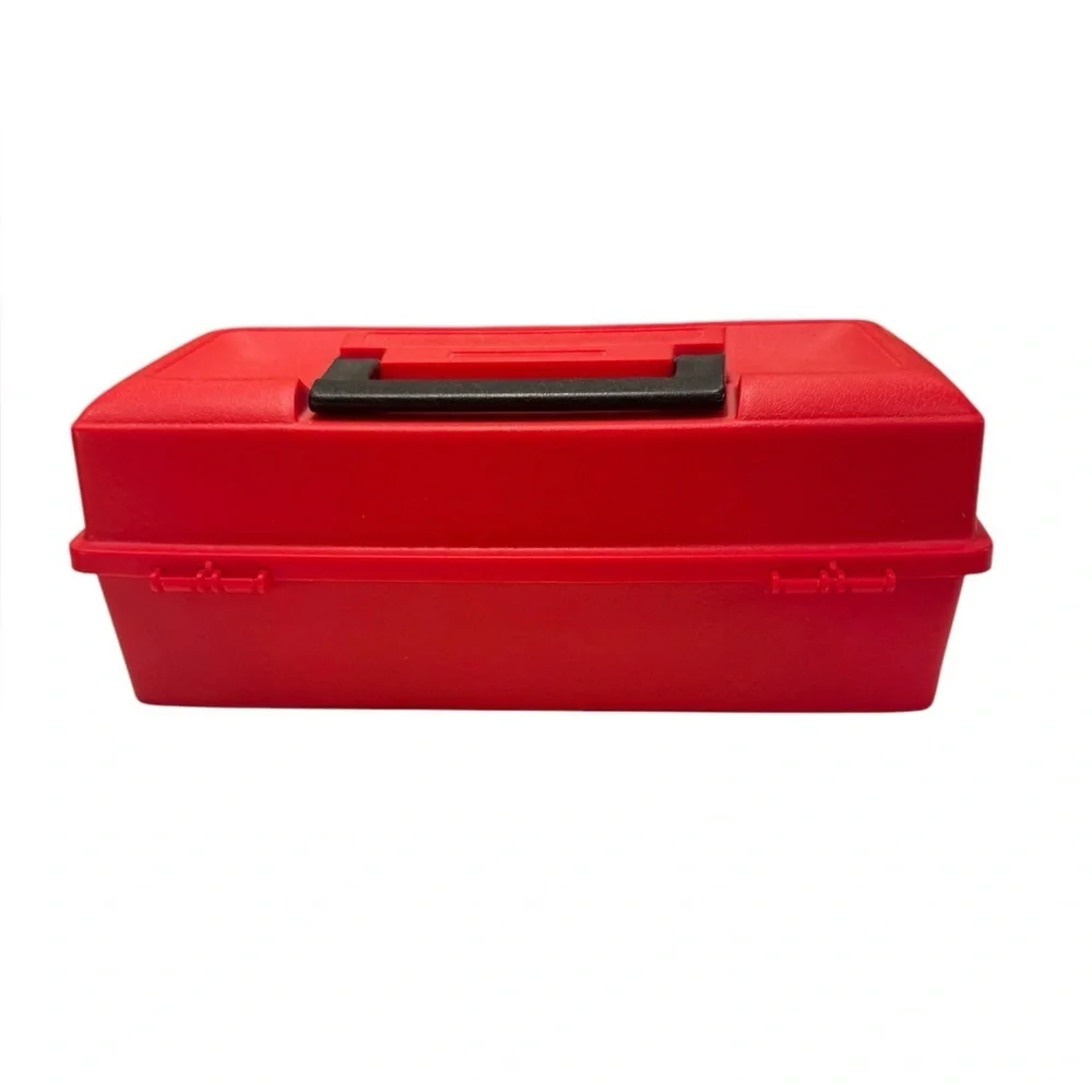 K'NEX Red Box Hard Carrying Carry Case 90's with K’Nex Vintage Package Sets